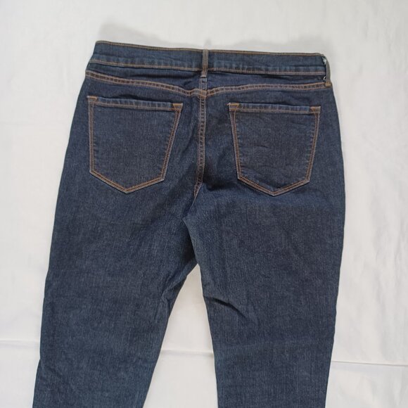 Old Navy Womens Jeans Original Midrise Slim Skinny Dark Wash Stretch Size 12 L - Picture 5 of 11